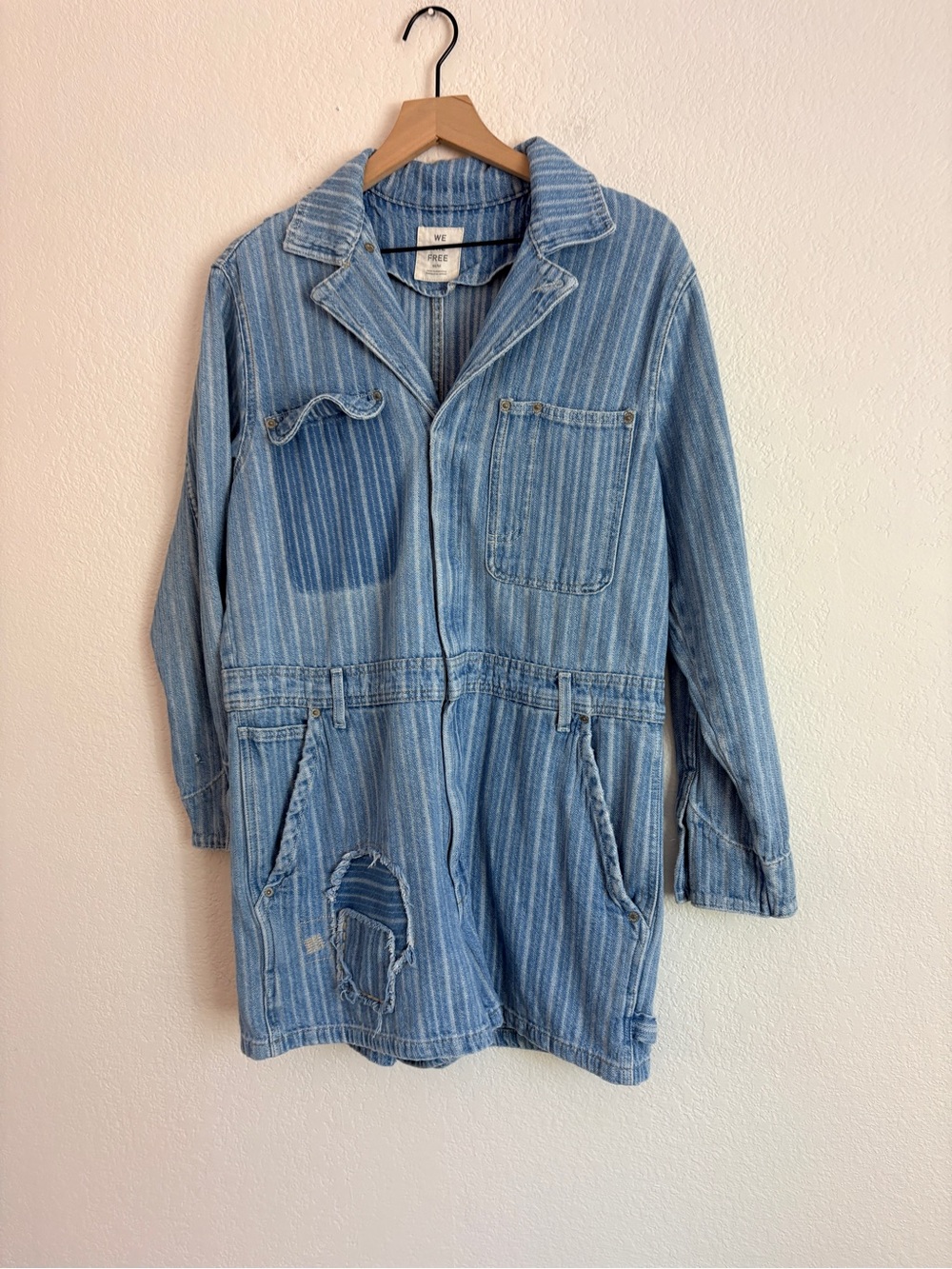 Free People Downtown Denim Coveralls - Picture 6 of 10